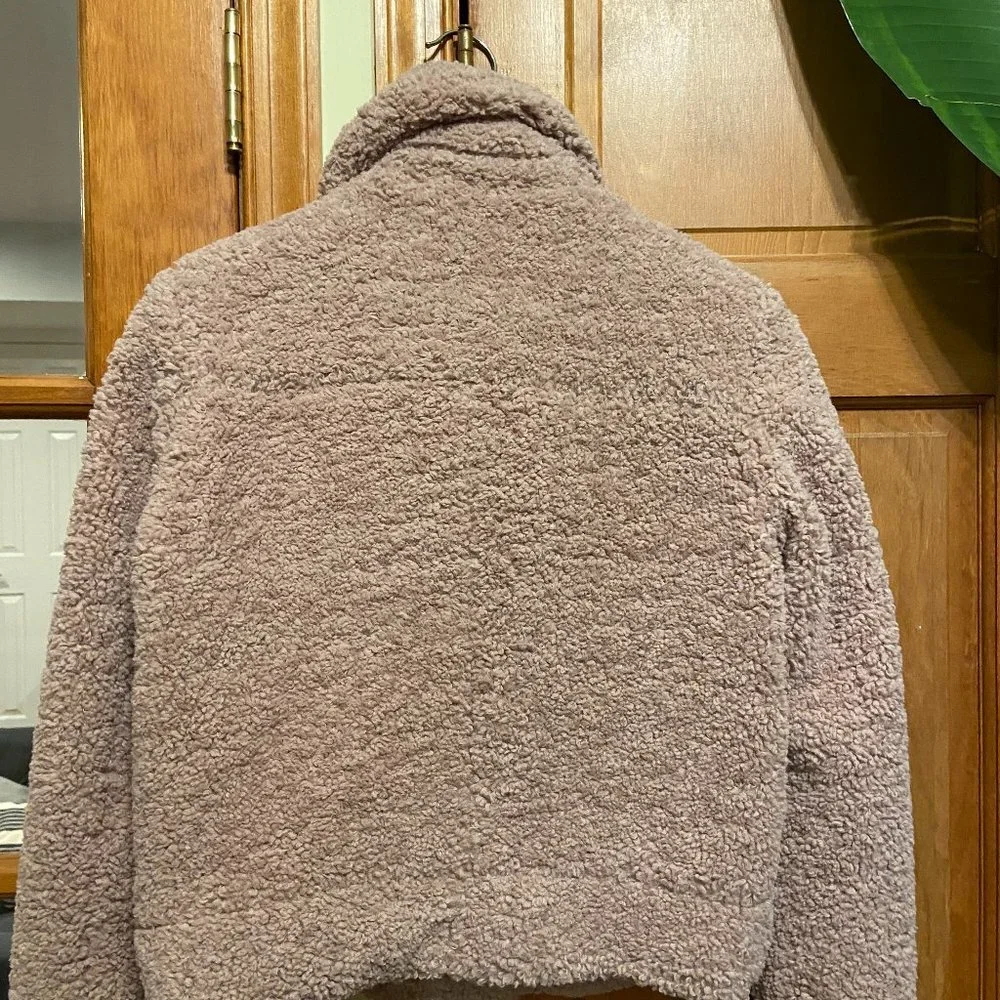 Italian Suite Benedict Teddy bear sherpa motor jacket, size S - Picture 5 of 8